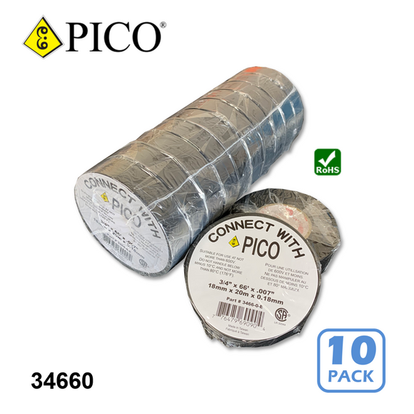 PICO All Weather PVC Electrical Tape 3/4 x 66ft (CSA)