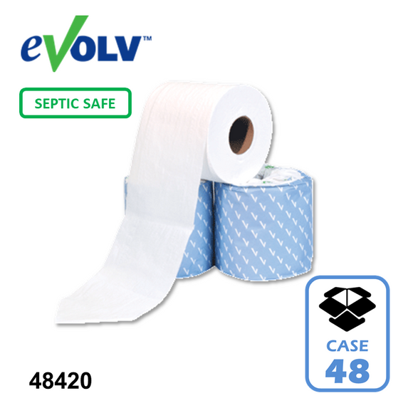 EVOLV Econo Bathroom Tissue 2 Ply 420 Sheet (48/CS)