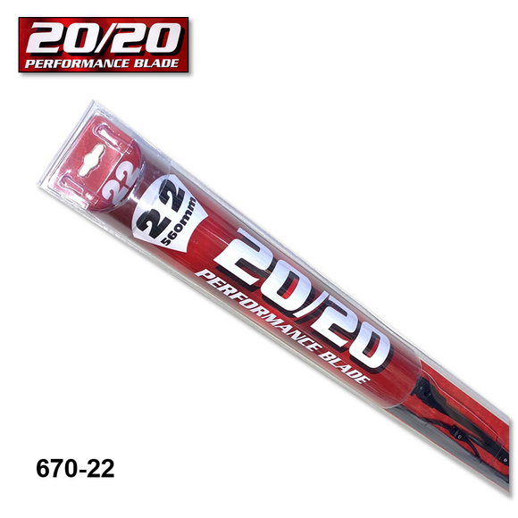 670-22 - 20/20 Performance Wiper Blade 22