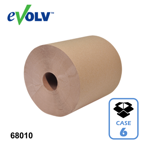 EVOLV Natural Roll Towel 800' (6/CS)