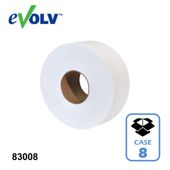 EVOLV Jumbo 2 Ply Bathroom Tissue (8/CS)