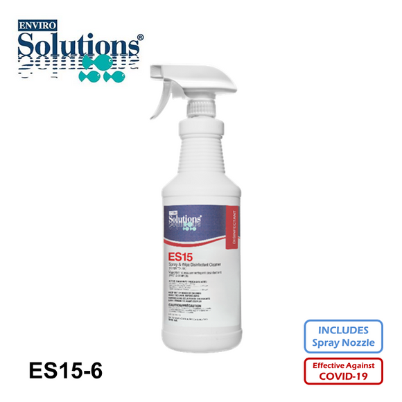 ENVIRO-SOLUTIONS® ES15 SPRAY & WIPE DISINFECTANT CLEANER (946ml)