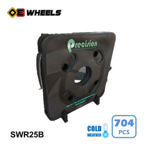 SWR25B - 25oz Roll BLACK Stick on weights coated CW