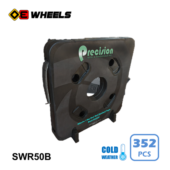 SWR50B - 50oz Roll BLACK Stick on weights coated CW