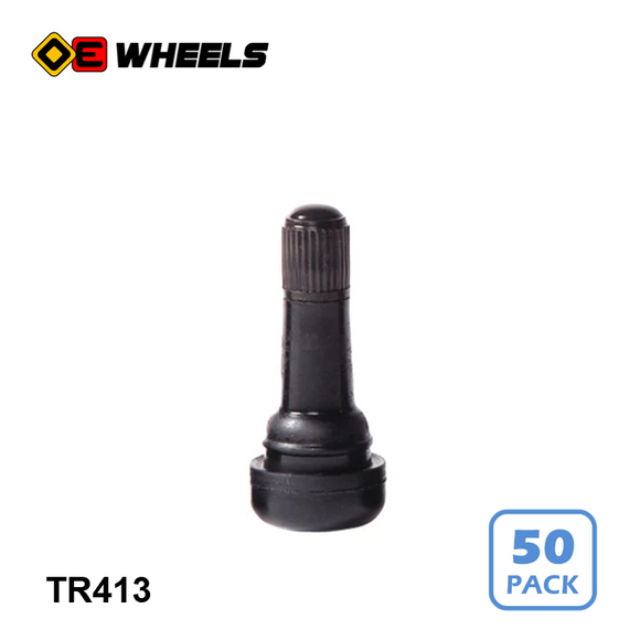 TR413 Rubber Snap-In Valve
