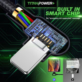 Titan Power Plus Smart Cable (iPhone 1.8m)
